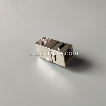 90 องศา CAT6 coupler RJ45 ถึง RJ45 Jack